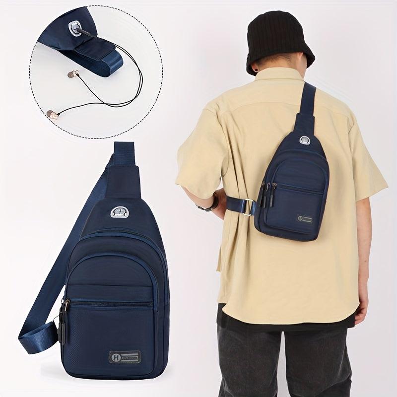 Large Capacity Oxford Chest Bag Men's Shoulder Messenger Bag