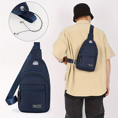 Large Capacity Oxford Chest Bag Men's Shoulder Messenger Bag