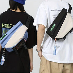 Locomotive Connector Men's Chest Bag Casual Crossbody Bag