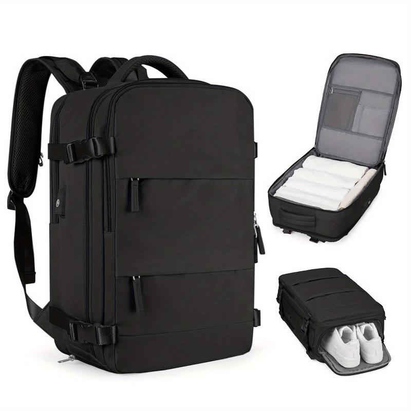 Outdoor Travel Backpack with Shoe Compartment Lightweight Rucksack