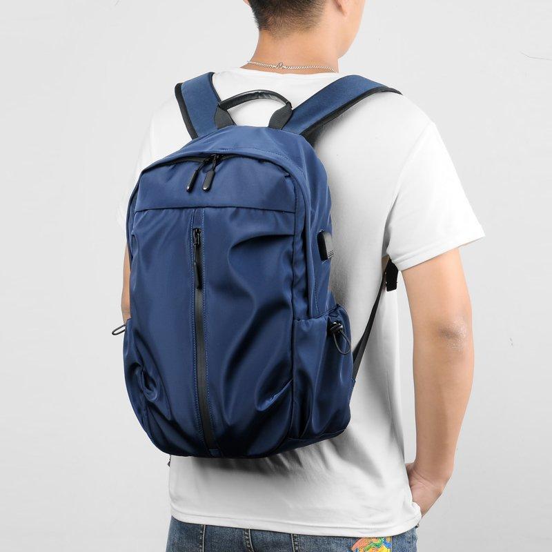 Nylon Backpack USB Charging Port Business Laptop Daypack
