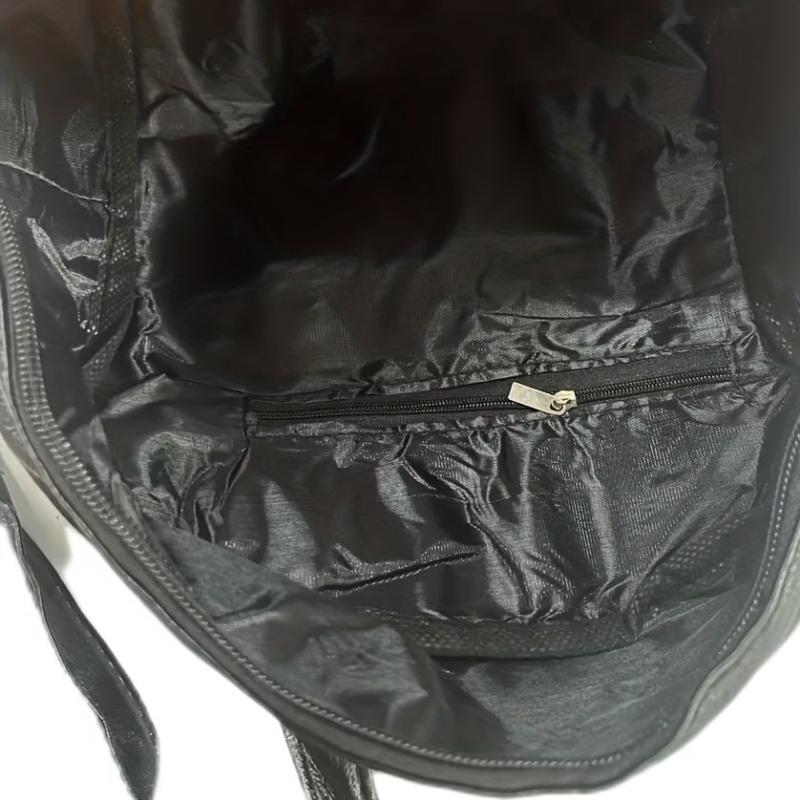 Minimalist PU Leather Backpack Small Solid Daypack Women's Travel Bookbag