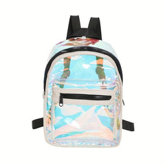 Transparent Laser Backpack Holographic Daypack Mini PVC Bag