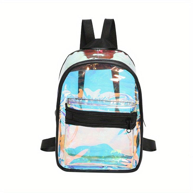 Transparent Laser Backpack Holographic Daypack Mini PVC Bag