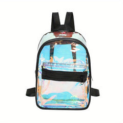 Transparent Laser Backpack Holographic Daypack Mini PVC Bag