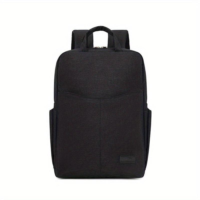 Minimalist Zipper Backpack Solid Rucksack Laptop All Match