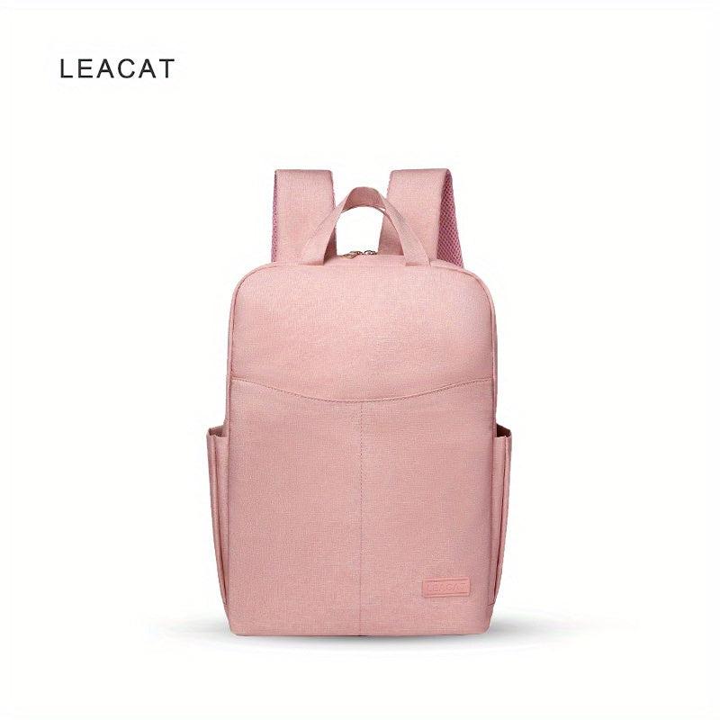 Minimalist Zipper Backpack Solid Rucksack Laptop All Match