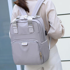 Large Capacity USB Laptop Backpack Preppy School Daypack