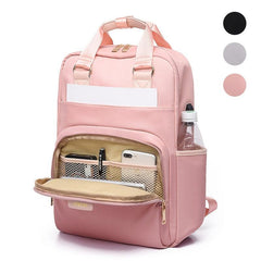 Large Capacity USB Laptop Backpack Preppy School Daypack