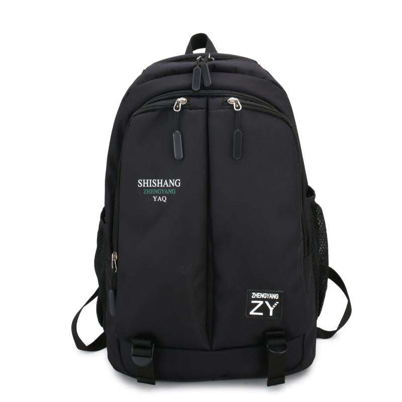 Colorblock Students Backpack Large Capacity School Bag Casual Nylon Travel Bookb