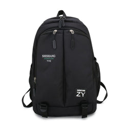Colorblock Students Backpack Large Capacity School Bag Casual Nylon Travel Bookb