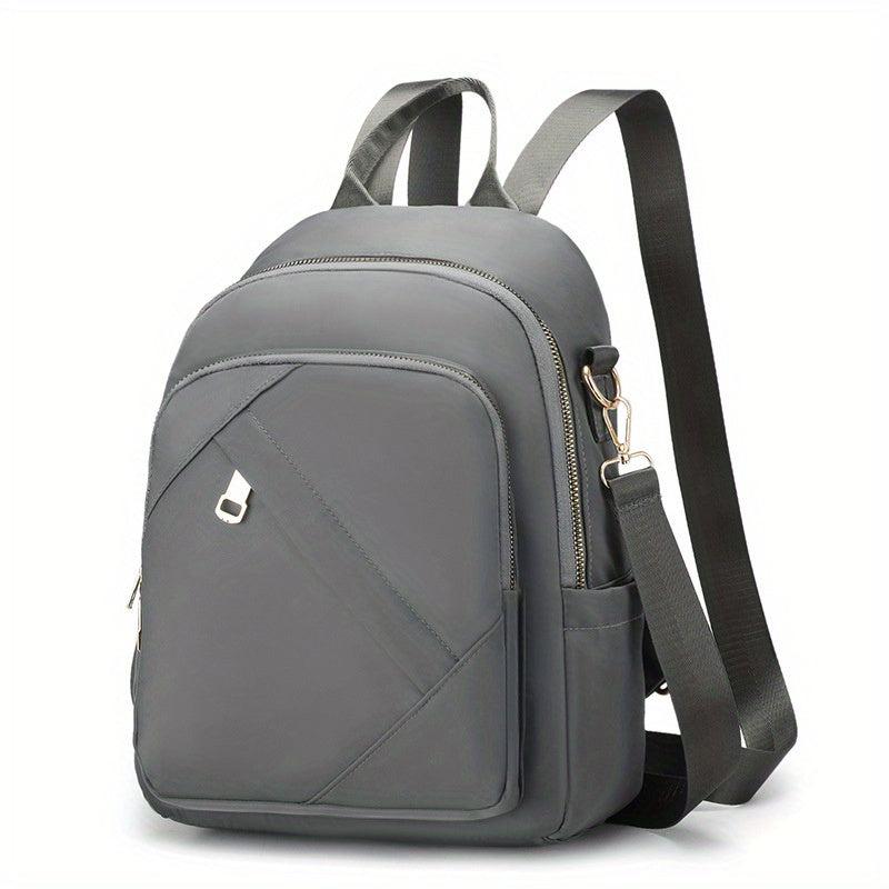 Minimalist Casual Zipper Backpack All Match Storage Rucksack