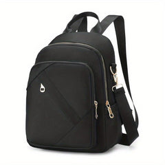 Minimalist Casual Zipper Backpack All Match Storage Rucksack