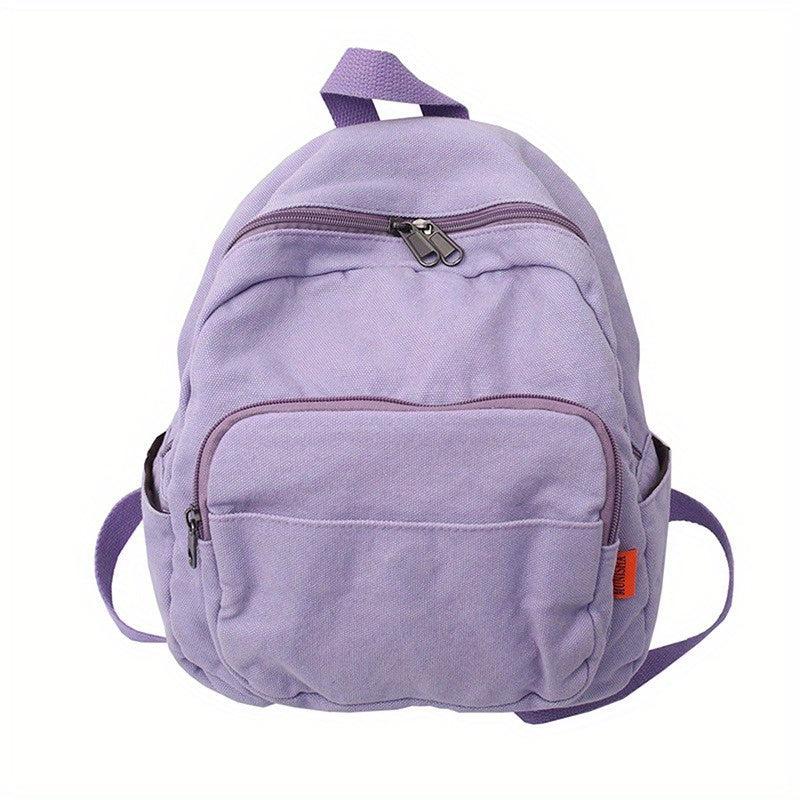 Vintage Canvas Backpack Purse Retro Preppy Back To School Daypack Grunge Hippie