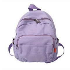 Vintage Canvas Backpack Purse Retro Preppy Back To School Daypack Grunge Hippie