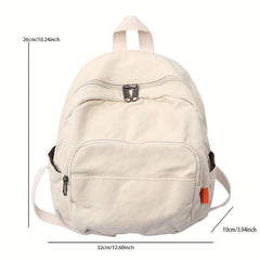 Vintage Canvas Backpack Purse Retro Preppy Back To School Daypack Grunge Hippie