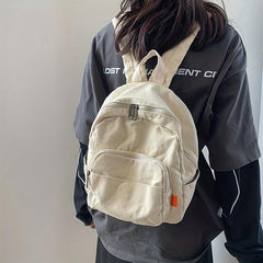 Vintage Canvas Backpack Purse Retro Preppy Back To School Daypack Grunge Hippie