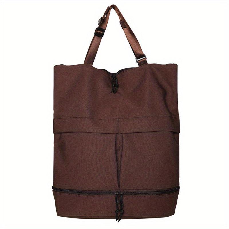 Large Capacity Preppy Backpack Lightweight School Travel Bag