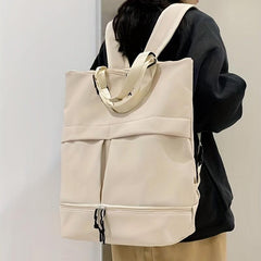 Large Capacity Preppy Backpack Lightweight School Travel Bag