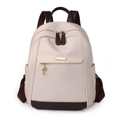 Large Capacity Preppy Backpack Nylon Lightweight School Campus Daypack Travel