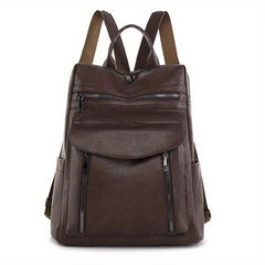 Vintage Pockets Backpack Anti theft Travel Daypack