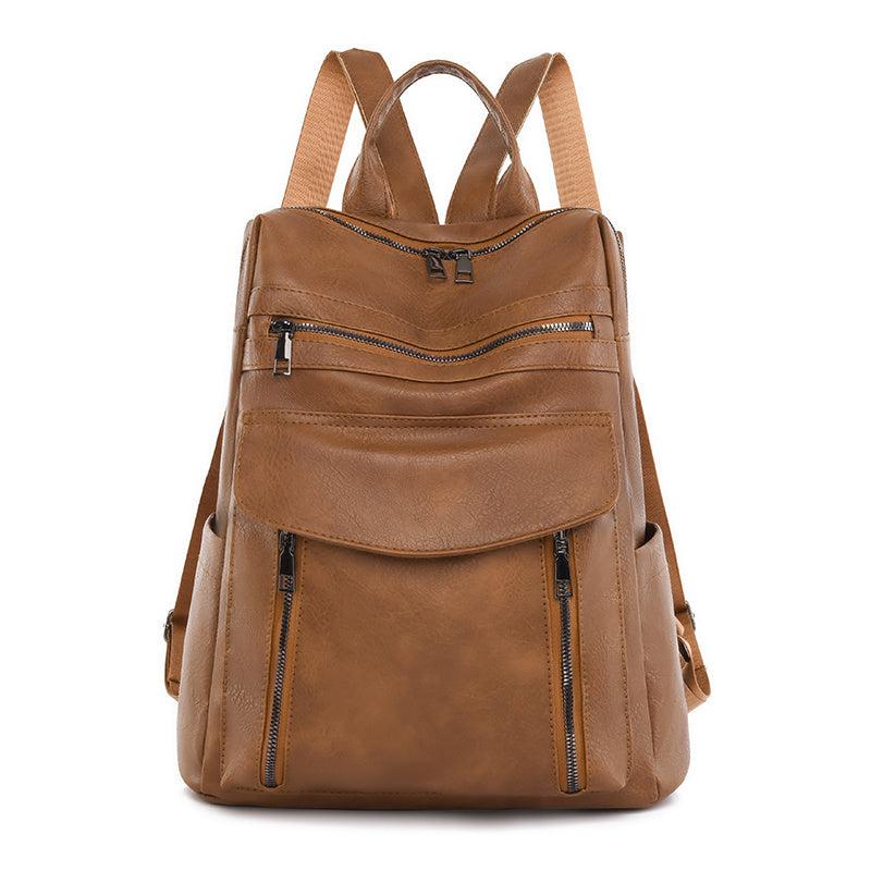 Vintage Pockets Backpack Anti theft Travel Daypack