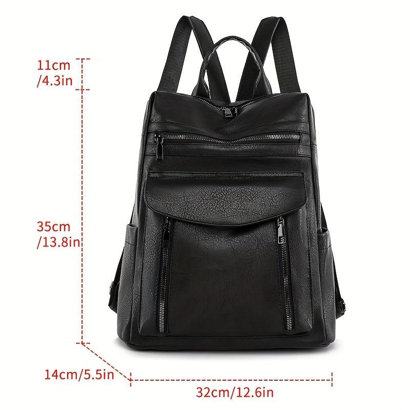 Vintage Pockets Backpack Anti theft Travel Daypack