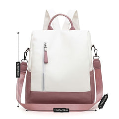 Anti Theft Backpack Purse Shoulder Bag With Removable Strap