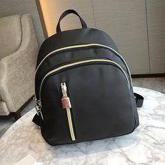 Mini Nylon Backpack For Women Outdoor Travel School Bag