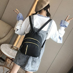 Mini Nylon Backpack For Women Outdoor Travel School Bag