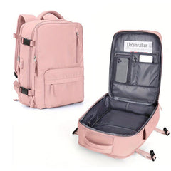 Pocket Carry On Travel Backpack Flight Approved Gym Bag With Shoe Compartment