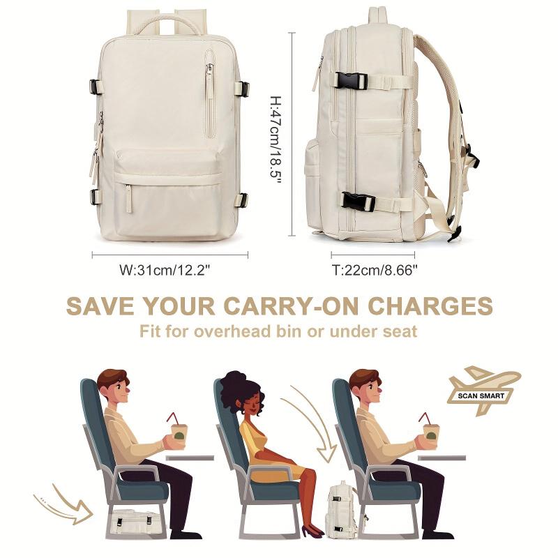 Pocket Carry On Travel Backpack Flight Approved Gym Bag With Shoe Compartment