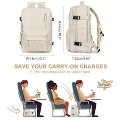 Pocket Carry On Travel Backpack Flight Approved Gym Bag With Shoe Compartment