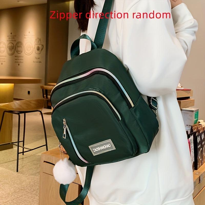 Versatile Nylon Backpack Small School Bag Lightweight Daypack