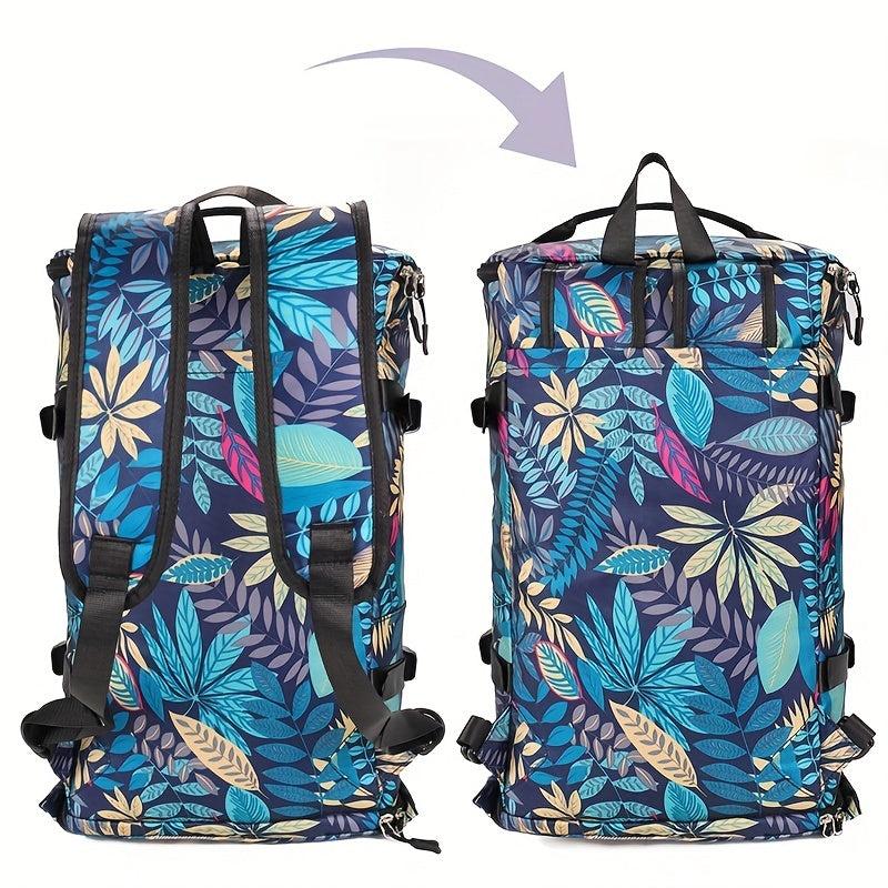 Large Capacity Hiking Backpack Dry Wet Separation Luggage Bag