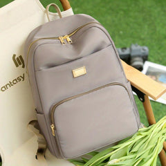Nylon Backpack For Women Laptop Daypack Schoolbag