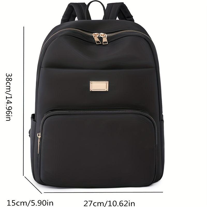 Nylon Backpack For Women Laptop Daypack Schoolbag