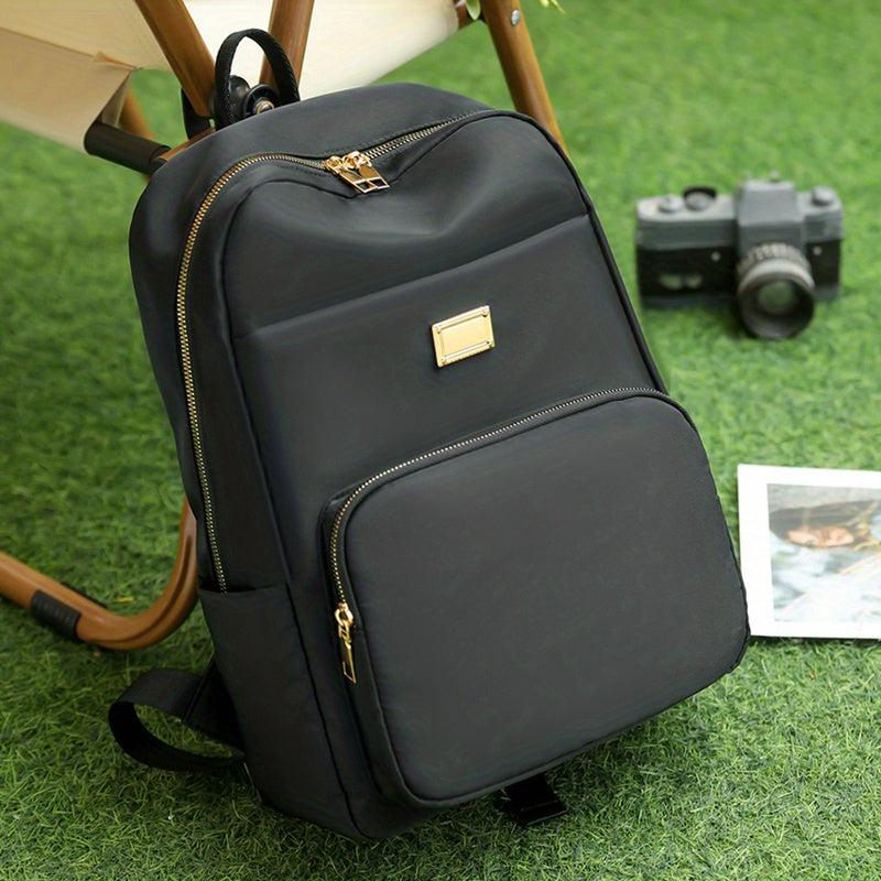 Nylon Backpack For Women Laptop Daypack Schoolbag