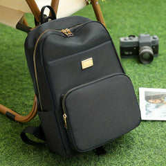 Nylon Backpack For Women Laptop Daypack Schoolbag