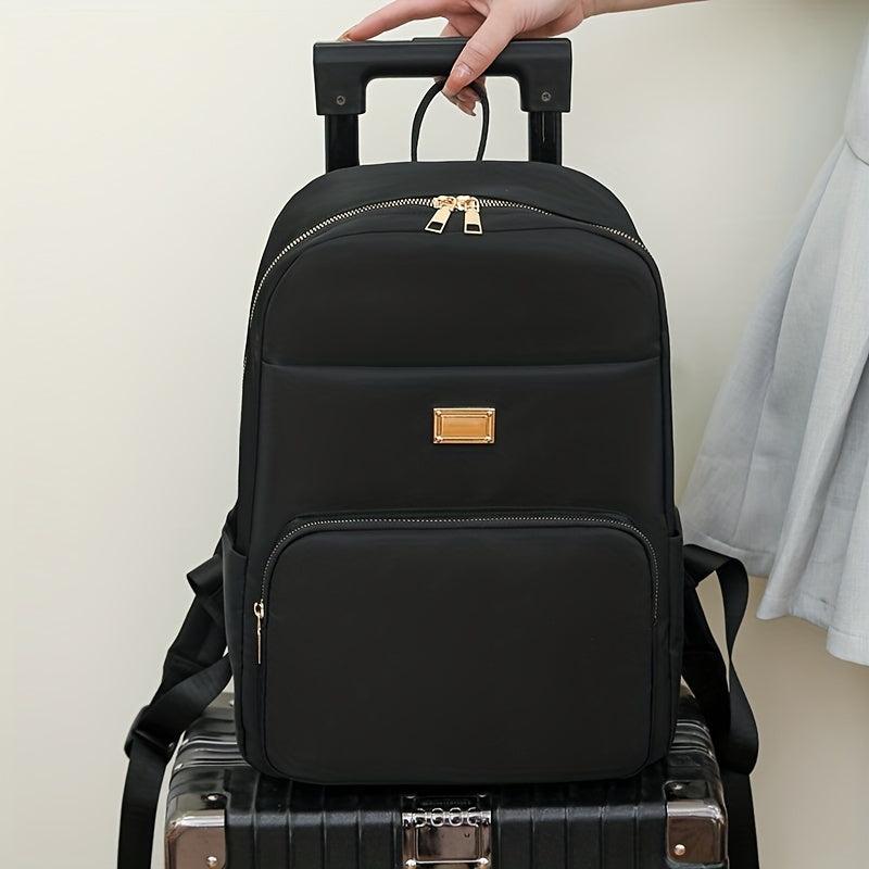 Nylon Backpack For Women Laptop Daypack Schoolbag