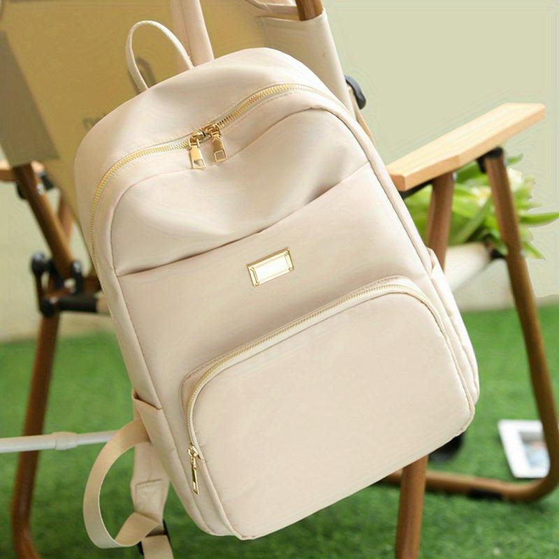 Nylon Backpack For Women Laptop Daypack Schoolbag