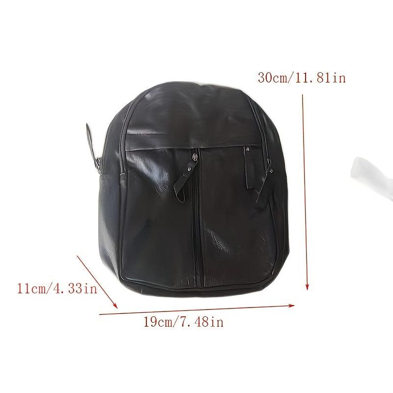 Minimalist Solid Backpack All Match Travel Storage Daypack Women's