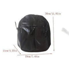 Minimalist Solid Backpack All Match Travel Storage Daypack Women's