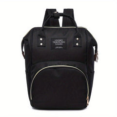 Functional Canvas Diaper Backpack For Women Top Handle Tote Mom Bag