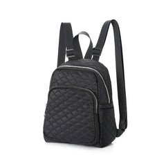 Quilted Backpack Purse Anti Theft Zipper Bag Casual Daypack
