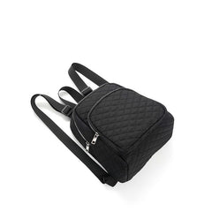Quilted Backpack Purse Anti Theft Zipper Bag Casual Daypack