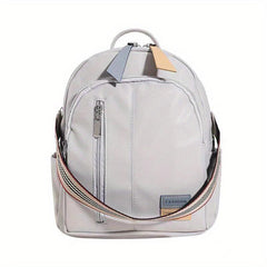 Women's Faux Leather Backpack Lightweight Waterproof Commuter