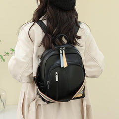 Women's Faux Leather Backpack Lightweight Waterproof Commuter