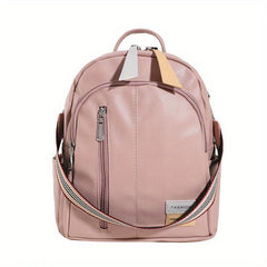 Women's Faux Leather Backpack Lightweight Waterproof Commuter