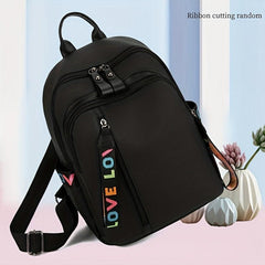 Large Capacity Oxford School Backpack Lightweight Travel Bag